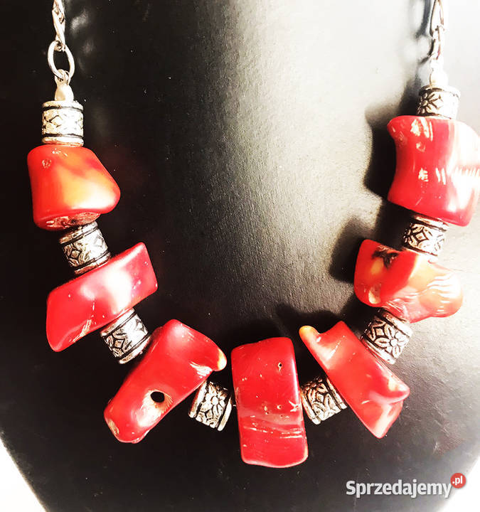 Naszyjnik z korala robaczywki Łomża