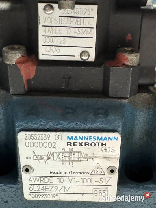 Rexroth 4WRTE10V1100L Biznes i Przemysł