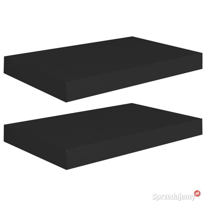 Półki ścienne 2 czarne 40x23x38 MDF WM323827 Warszawa