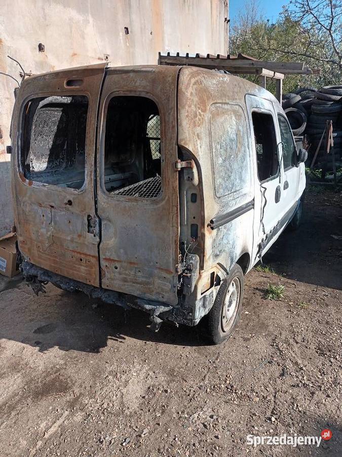 Renault Kangoo spalony tył dawca dolnośląskie Wrocław