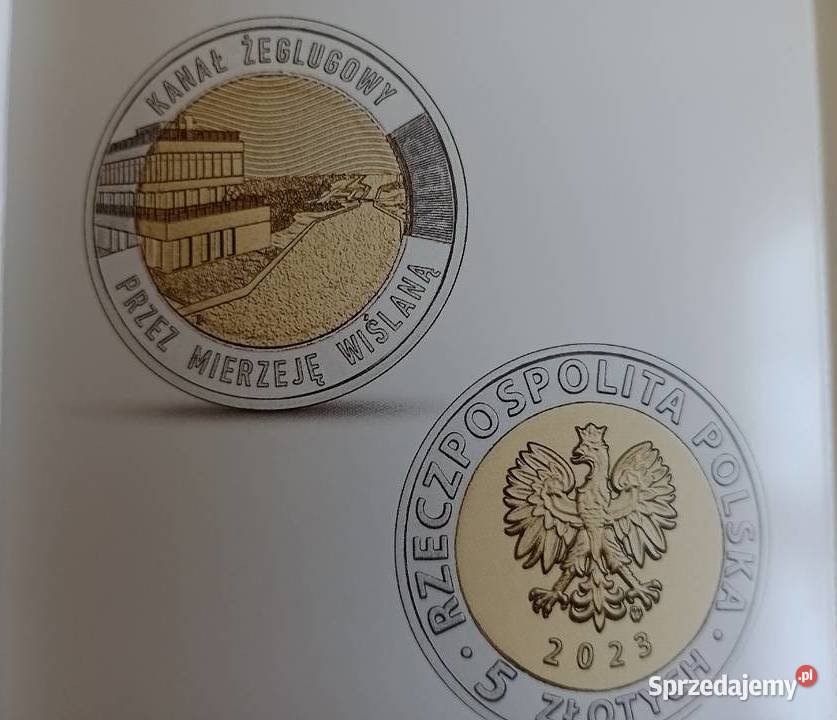 Moneta okolicznościowa 5zl 2023rMierzeja Mosina
