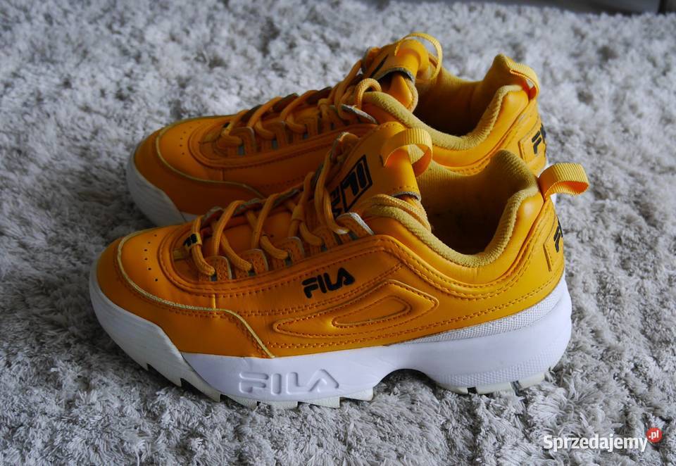 Fila Orange świetne musztardowe buty 375 Obuwie sportowe Wrocław