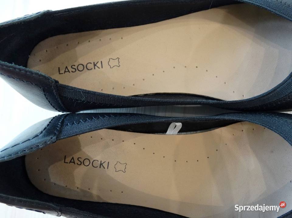 Buty Skórzane Skóra Naturalna Półbuty Baleriny Łomża