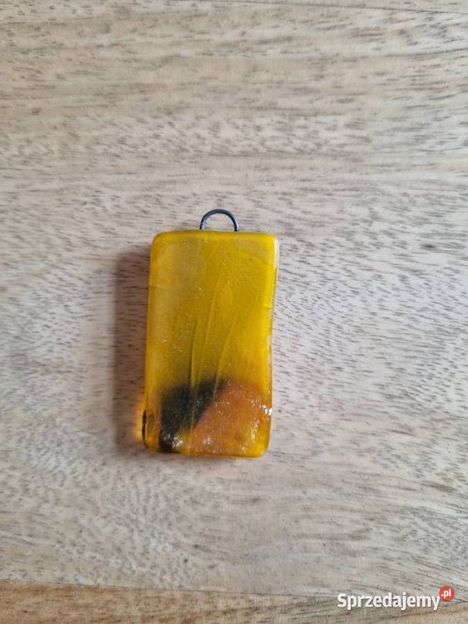 Szklany wisiorek zawieszka Nowy Warszawa