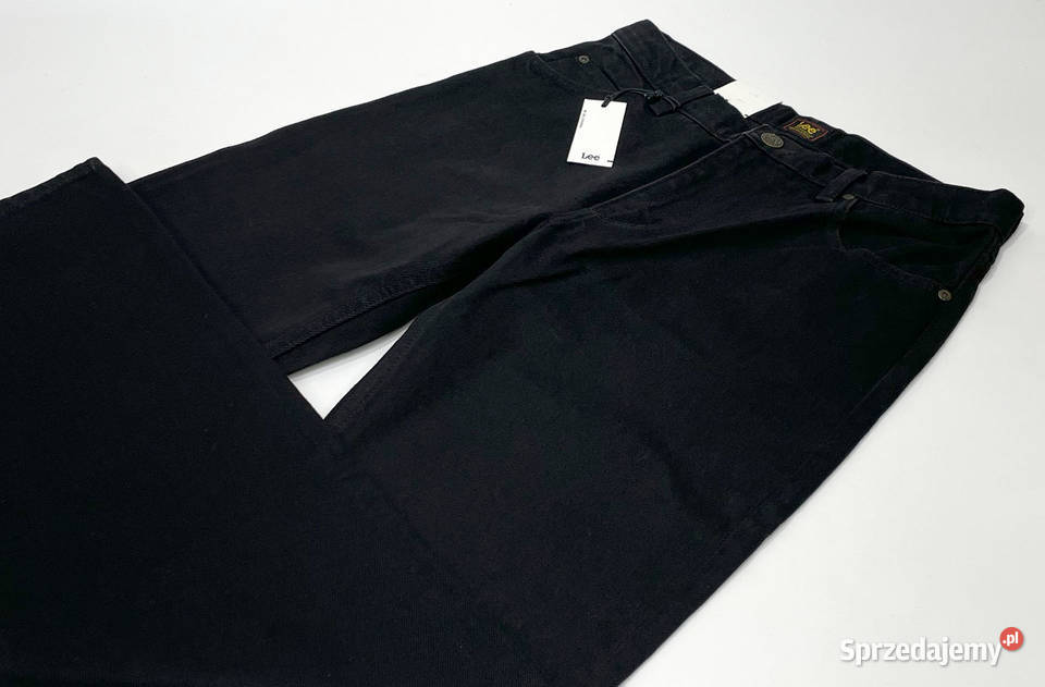 Spodnie męskie Lee Brooklyn Comfort Black Rinse Odzież codzienna Moda i Styl podkarpackie Rzeszów