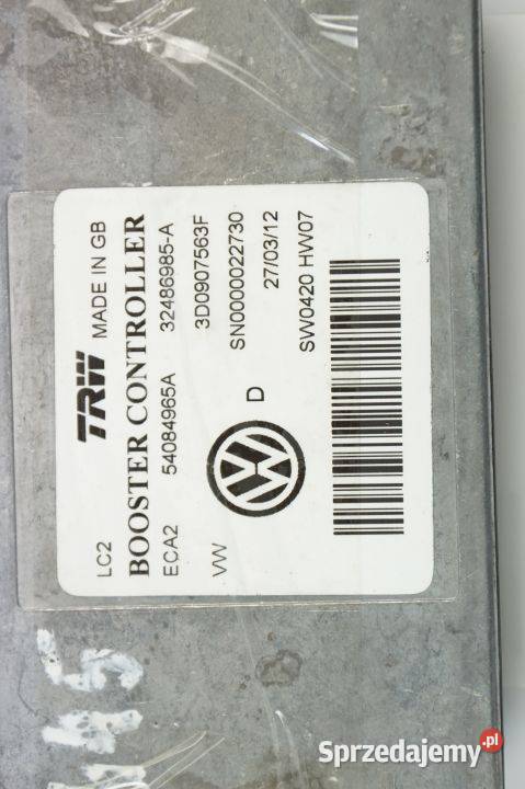 3D0907563F PHAETON STEROWNIK RADARU