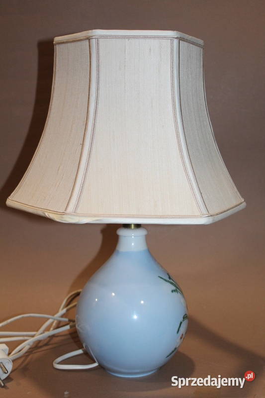 Porcelanowa lampa ręcznie malowana 211 FiaF Szczecin