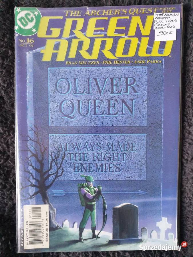 Green Arrow The Archers Quest zestaw 6 komiksów