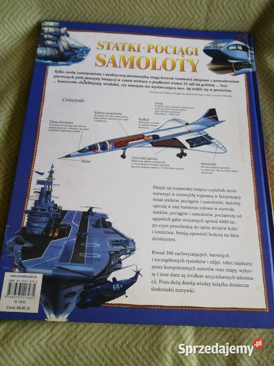 Statki pociągi samoloty na przestrzeni dziejów Szczecin sprzedam