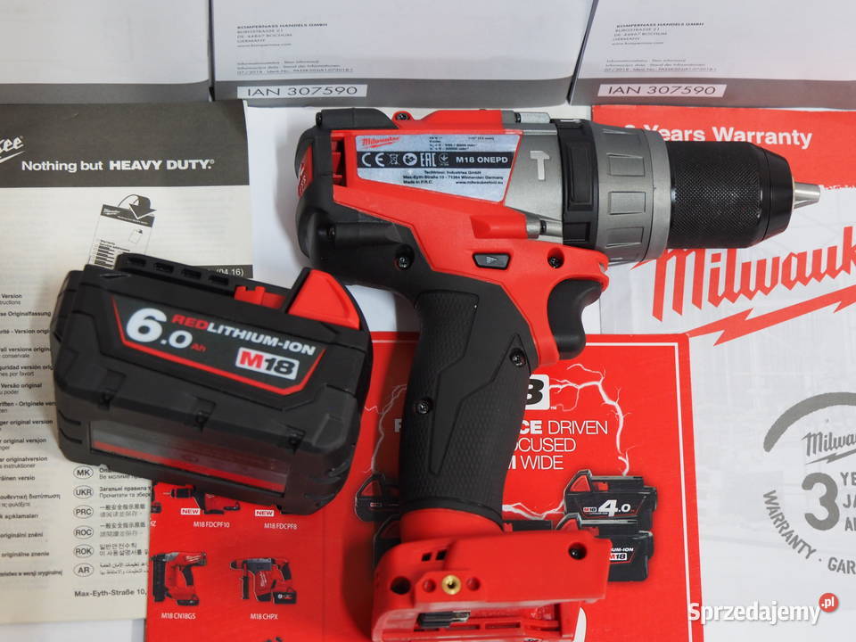MILWAUKEE M18 ONEPD wkrętarka FUEL udarowa Baszkówka
