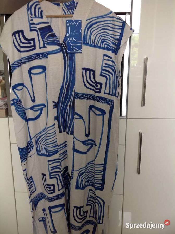 Sukienka Letnia Damska TATUUM 47 Len NOWA Inny wzór Nowa Sól sprzedam