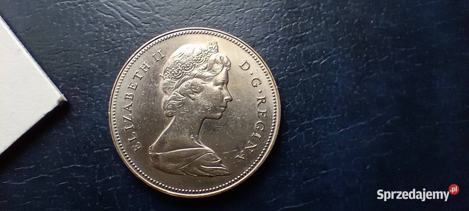 Stare monety 50 cent 1969 Kanada podkarpackie Lesko