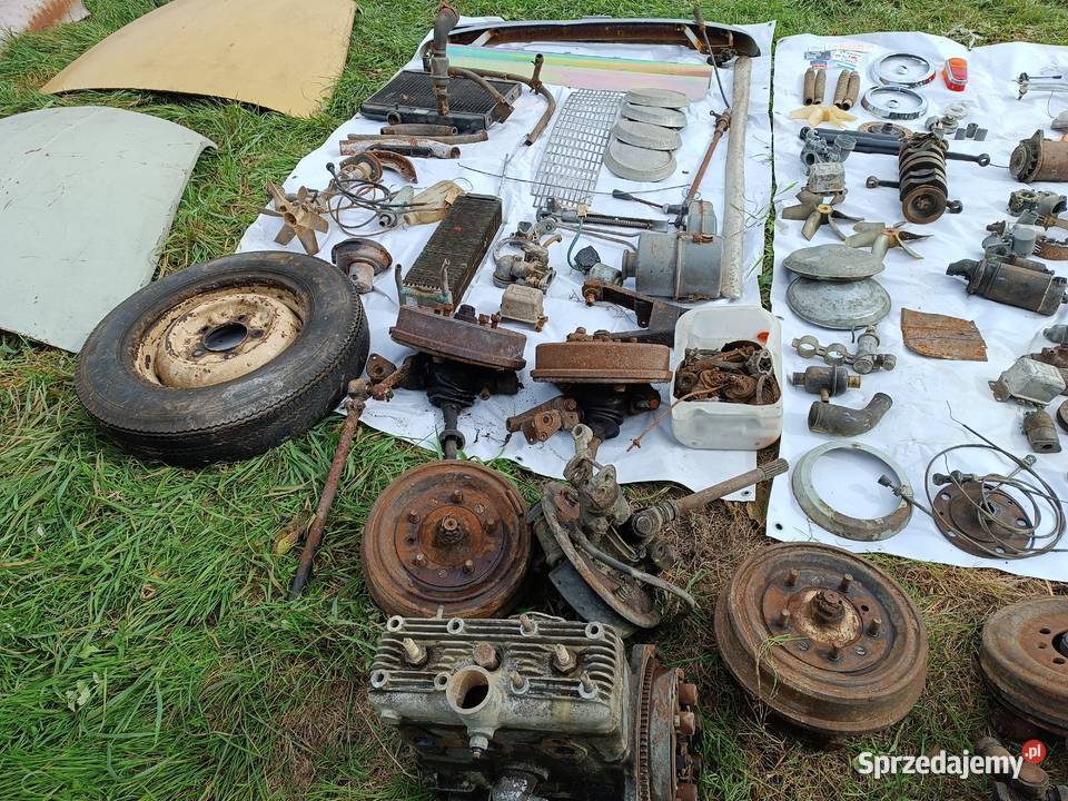 Pakiet części Syrena błotniki maska silniki osobowe podkarpackie sprzedam