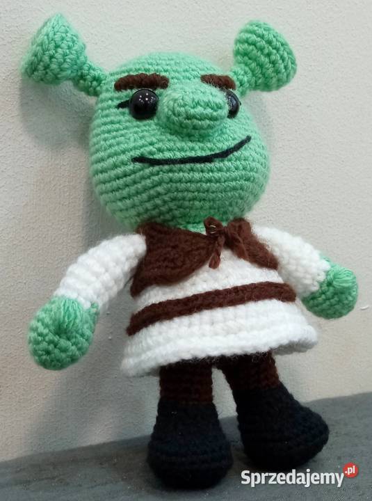 Shrek na szydełku łódzkie Łask