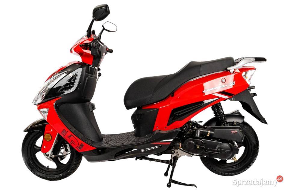 Nowy Skuter ZNEN ZNAT50 ZN50QT8F FORMAX CZERWONY Pozostałe