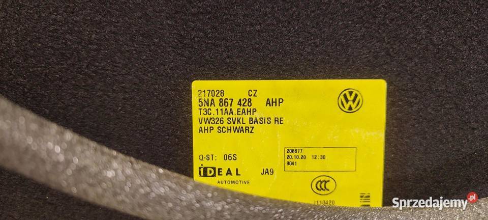 VW TIGUAN II BOCZEK BAGAŻNIKA PRAWY 5NA867428