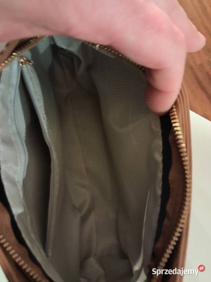 nowa brązowa torebka do ręki dł 26 wys 15 szer 6 Do ręki