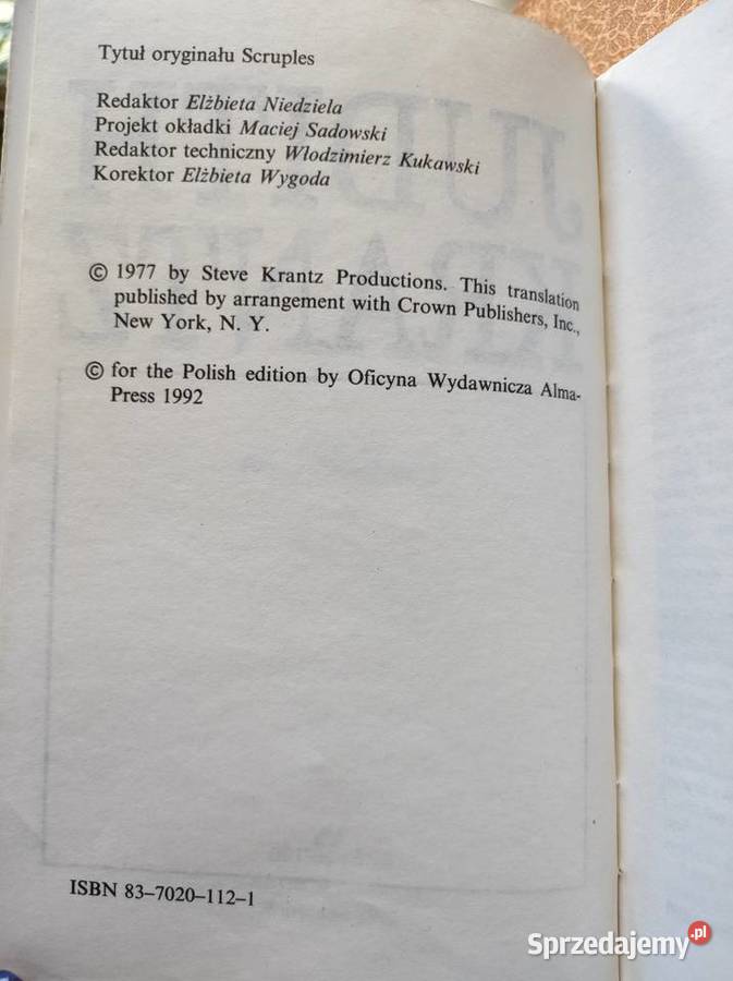 Dom Mody Judith Krantz Rok wydania 0