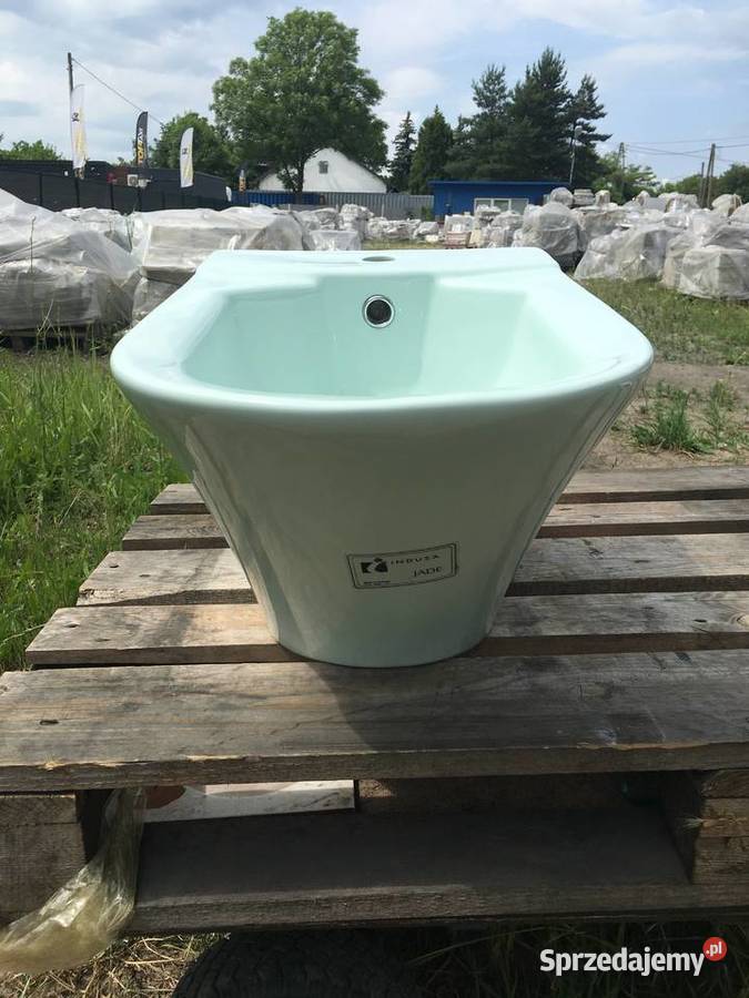 Bidet wiszący seledynowy jade 56x37 firmy Bidety Pruszków