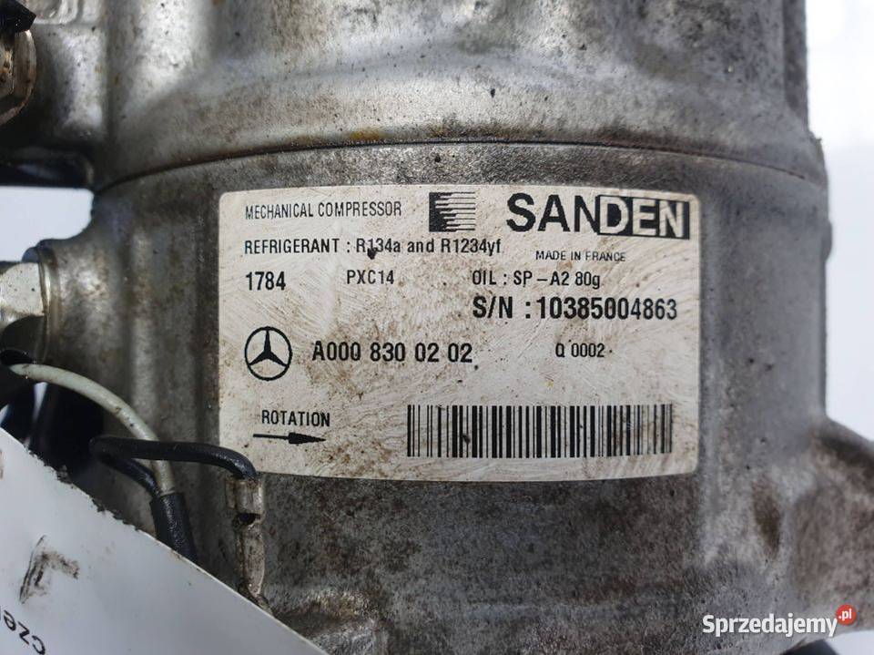 SPRĘŻARKA KLIMATYZACJI MERCEDES C W205 4MATIC kujawsko-pomorskie Lipno