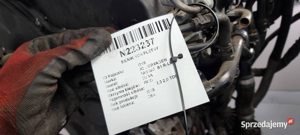 SILNIK KOMPLETNY VOLKSWAGEN PASSAT B8 RLINE CUAA kujawsko-pomorskie sprzedam