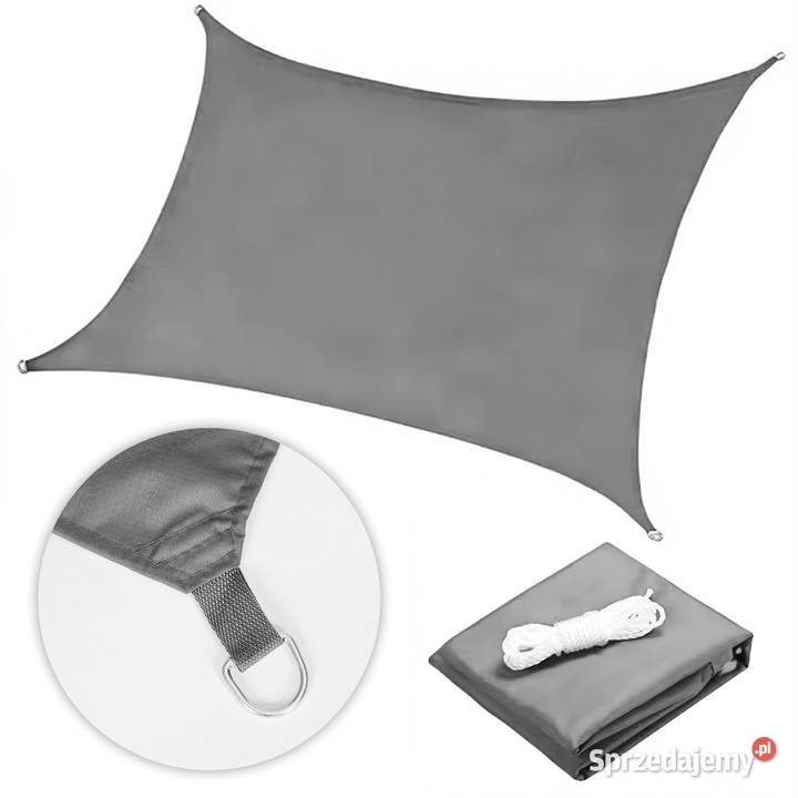 Kwadratowy żagiel przeciwsłoneczny 4x4 m daszek Smogorzów