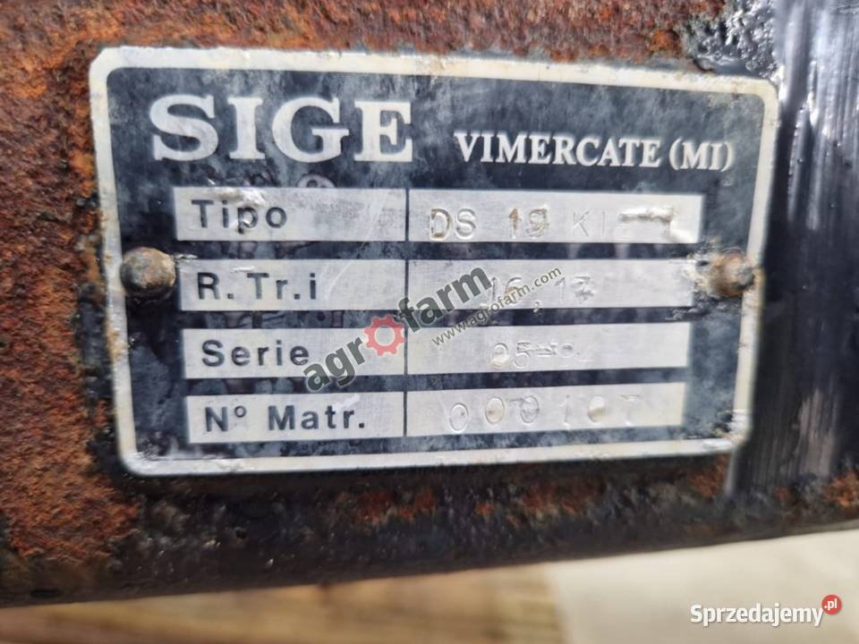 Przedni most Deutz Agrostar 661 Sige DS19 000107 Byków