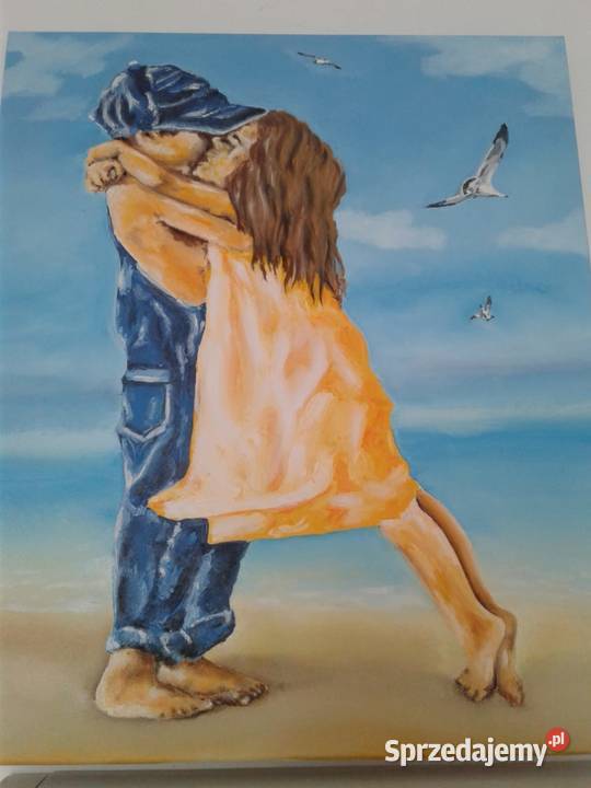 Obraz olejny zakochani Kraków