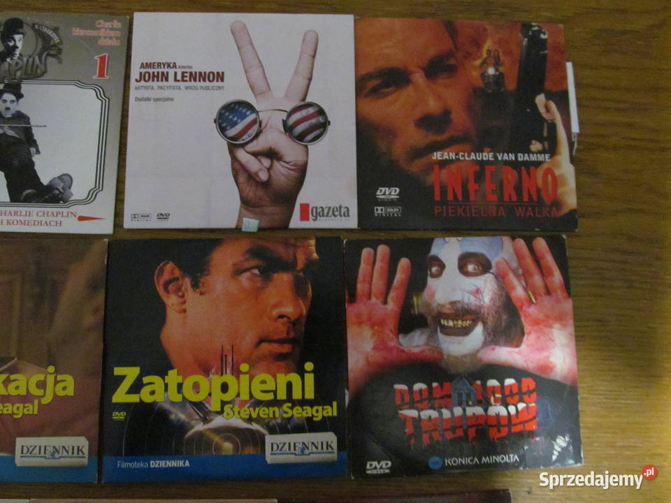 Płyty DVD z filmami zestaw 11 Kultura i Rozrywka Lublin