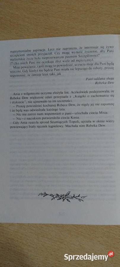 Ania z Szumiących Topoli Książki dla dzieci Kultura i Rozrywka Lublin