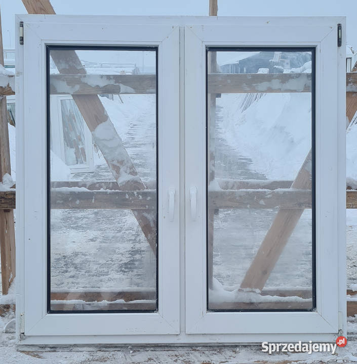 OKNA KacprzaK 138X137 OKNO Używane Plastikowe Okna ścienne Lublin