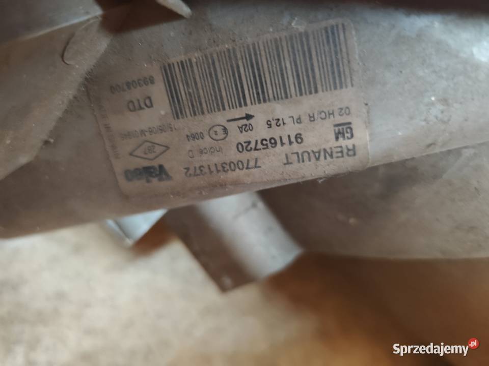 Sprzedam lampy przednie do NowanaMaster Trafić Gniezno