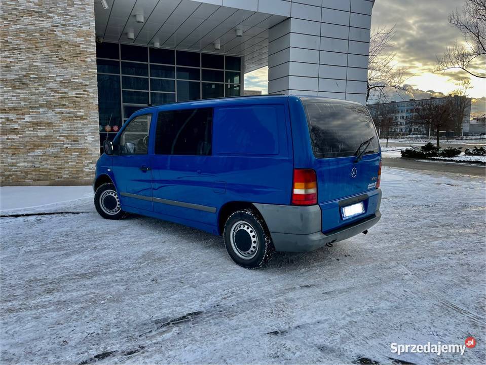 ŁadnyZadbanyMercedesVito99r22Diesel5Osobowy Rok produkcji 1999 Zduńska Wola sprzedam