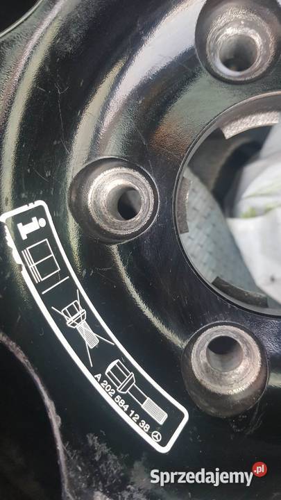 koło zapasowe mercedes clk Rozmiar 16" Bydgoszcz