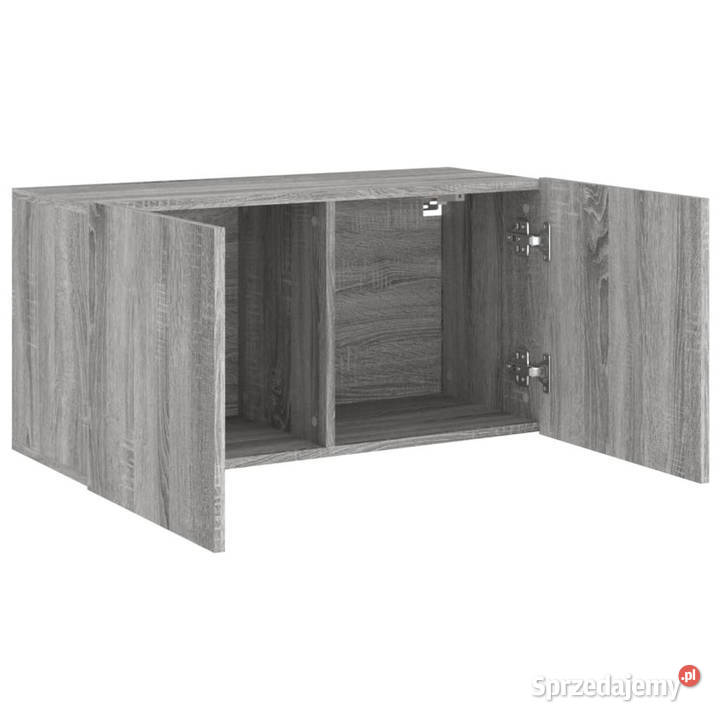 Ścienna szafka TV szary dąb sonoma 80x30x41 Warszawa