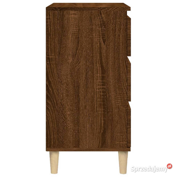 Szafka nocna brązowy dąb 40x35x70 WM819667 Nocne Warszawa