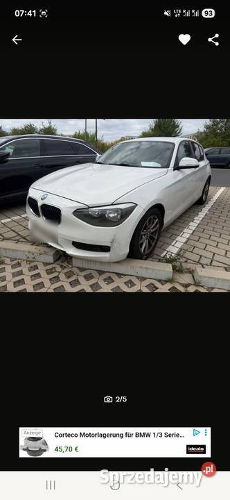 Bmw 116i z Niemiec Czermin sprzedam