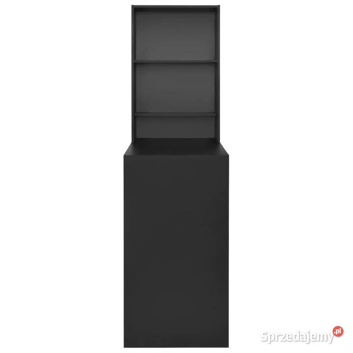 Stolik barowy z szafką czarny 115 x 59 x 200 Stoły Warszawa