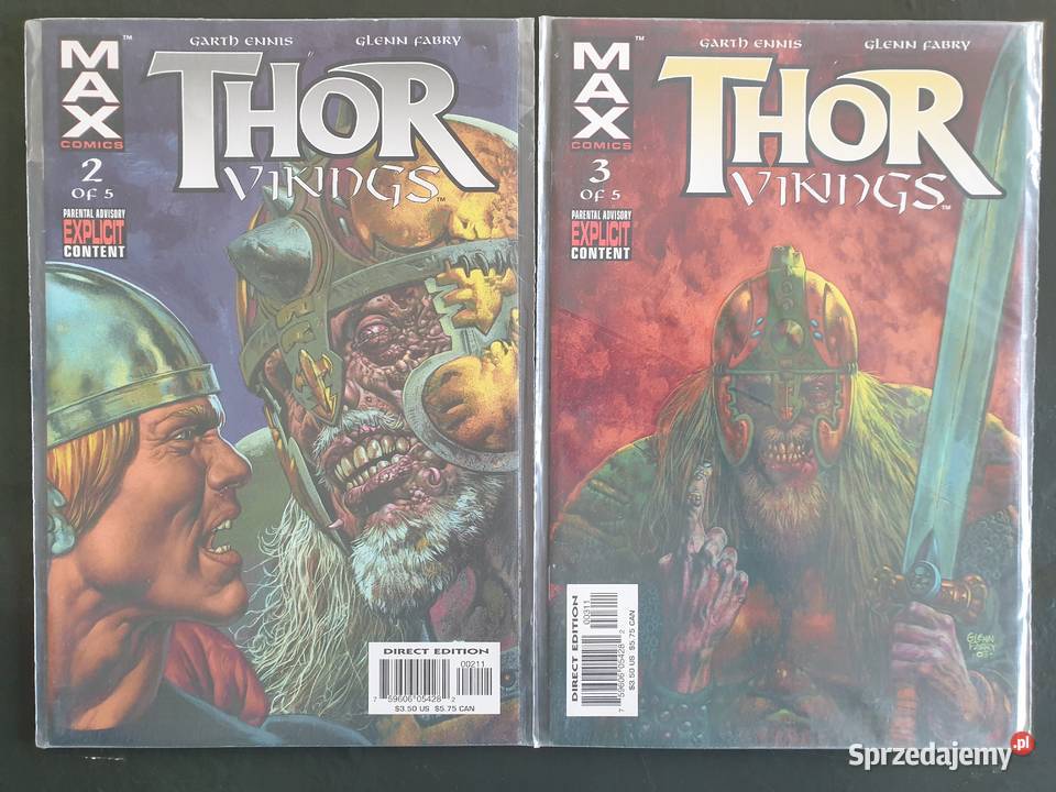 Thor zestaw 7 komiksów Marvel USA Gdynia