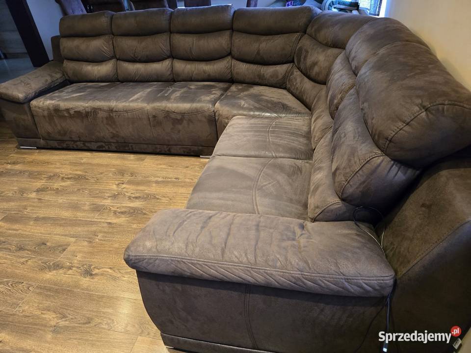 Narożnik gawin meble alkantara 310x250 Mosina sprzedam