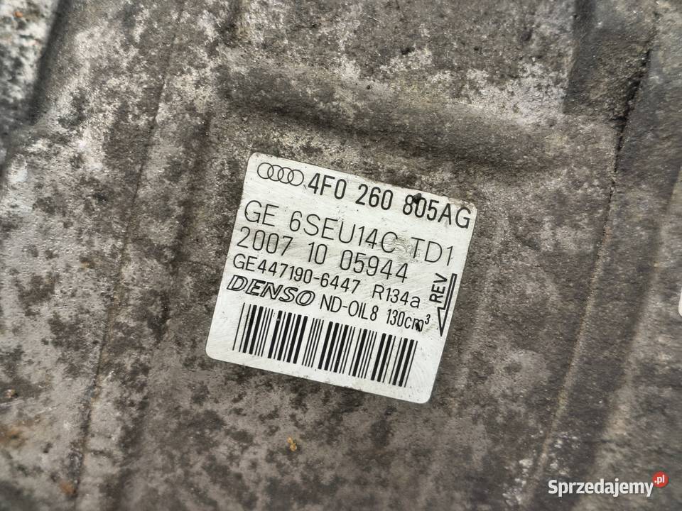 SPRĘŻARKA KLIMATYZACJI Audi A6 C6 27 30 TDI osobowe Chełm