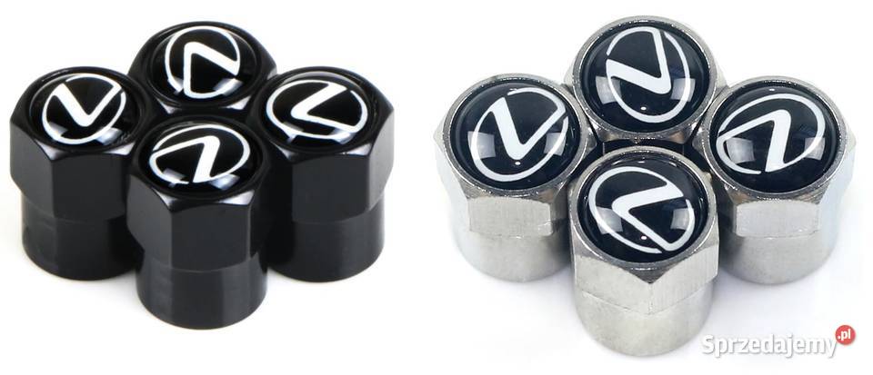 NOWE kapturki na wentyle do kół logo LEXUS Motoryzacja Zamość