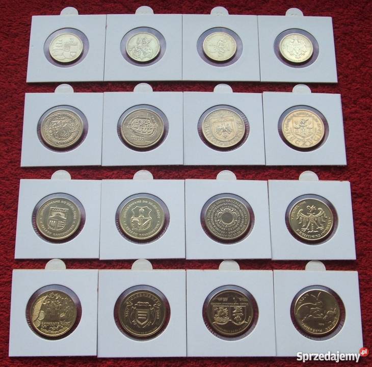 ZESTAW MONET REGIONALNYCH 2 W HOLDERACH KOMPLET śląskie sprzedam