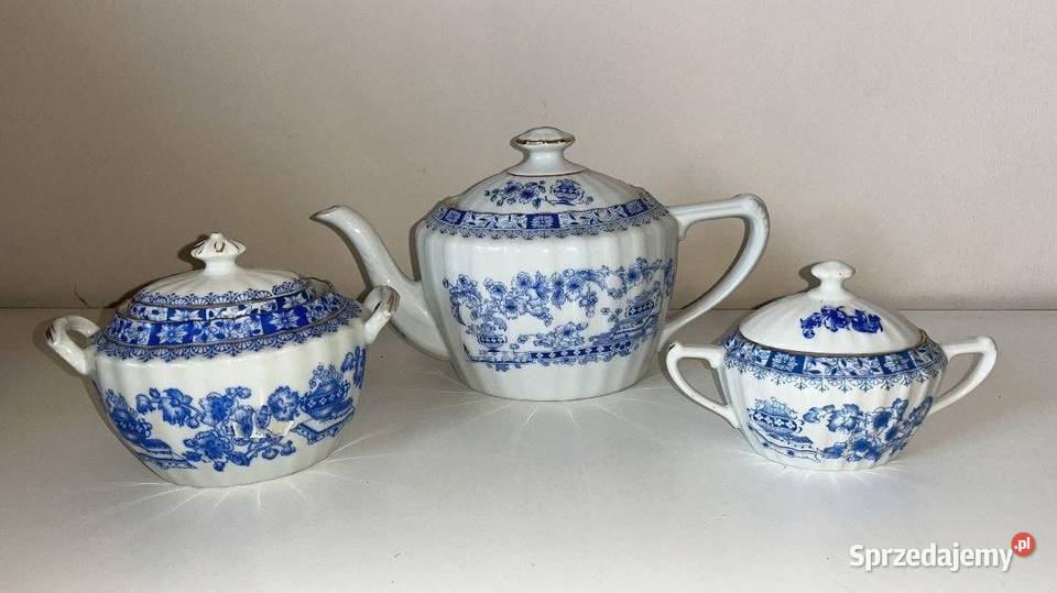 Patera owalna wzór China Blau Bez sygnatury Gdańsk