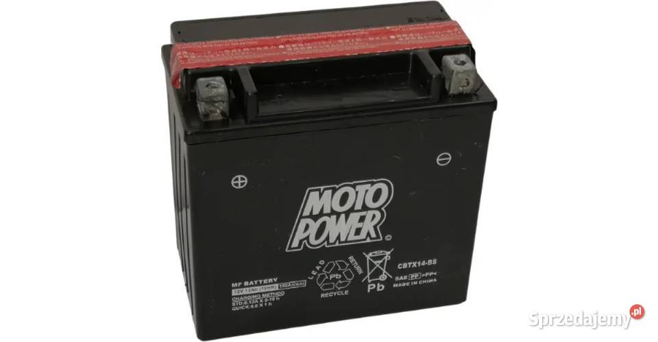 Akumulator motocyklowy MotoPower CBTX14BS 12V Kraków