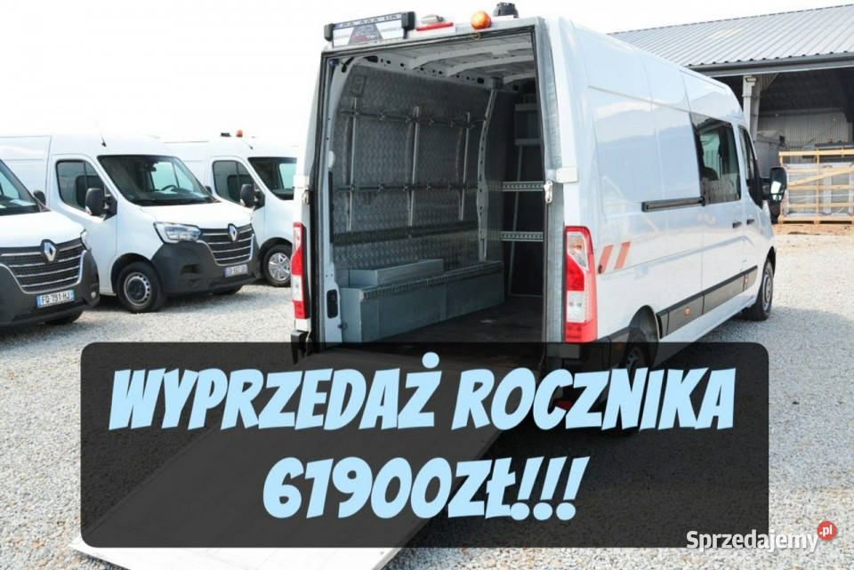Renault Master 7 osobowy brygadówka NAJAZD pełna mazowieckie Warszawa