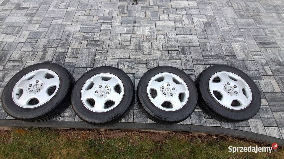 Komplet kół aluminiowych letnich OPEL 195x65x15 Rzepin-Kolonia