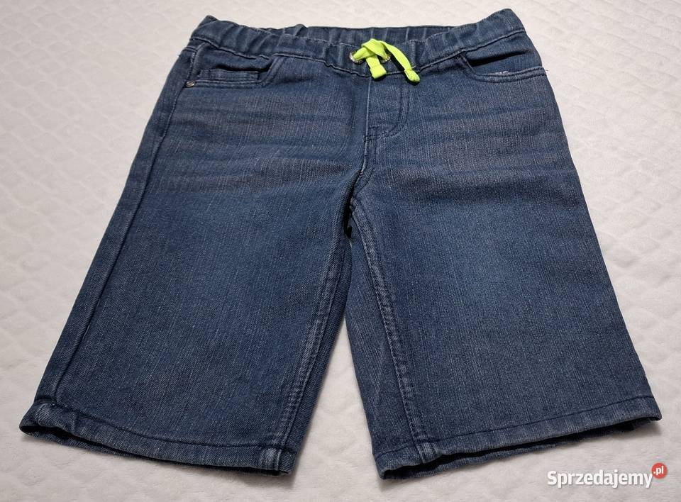 Krótkie spodenki chłopięce niebieskie 122 67 lat 6 lat+ Czeladź