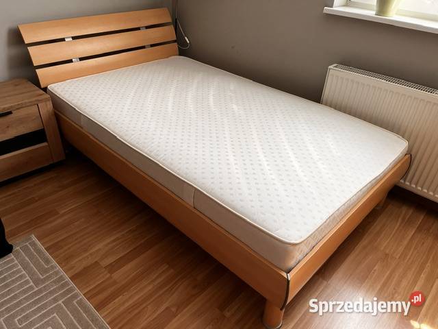 Łóżko z materacem 120x200 łódzkie Piotrków Trybunalski