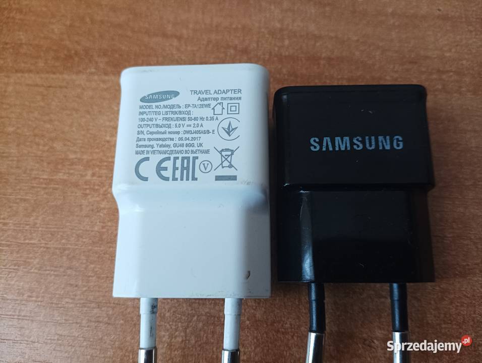 Sprzedam ładowarki do telefonu Samsung Bieruń